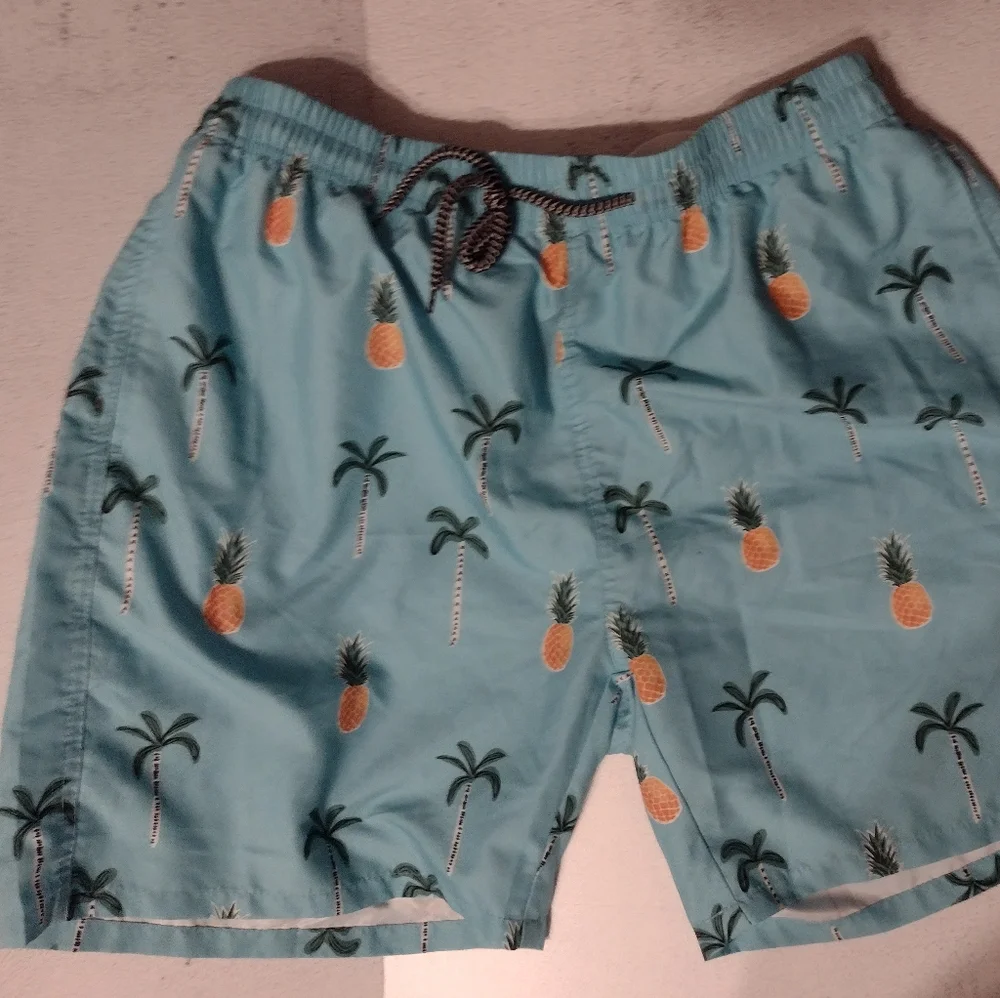 Pineapple Swim Trunks, Large